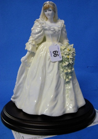 Appraisal: Coalport Figure Diana Princess of Wales limited edition on wood