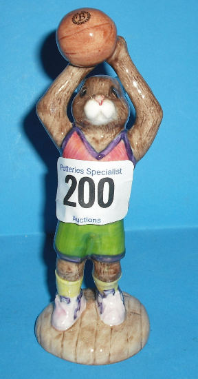 Appraisal: Royal Doulton Bunnykins Figure Basket Ball DB A Special Colourway