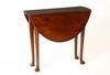 Appraisal: TEA TABLE - th c mahogany Queen Anne drop leaf