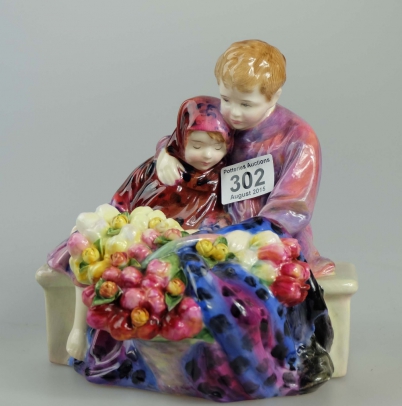 Appraisal: Royal Doulton figure The Flower Sellers Children HN seconds