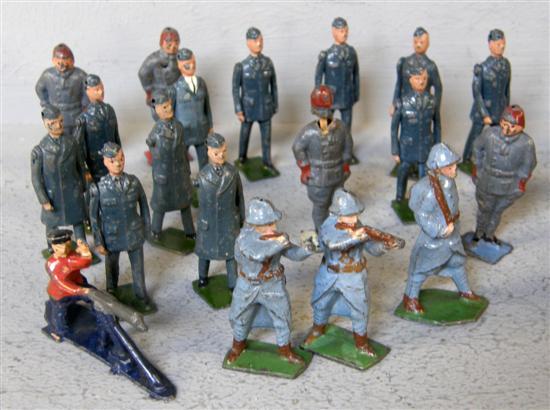 Appraisal: Collection of early twentieth century Britains lead Air Force figures