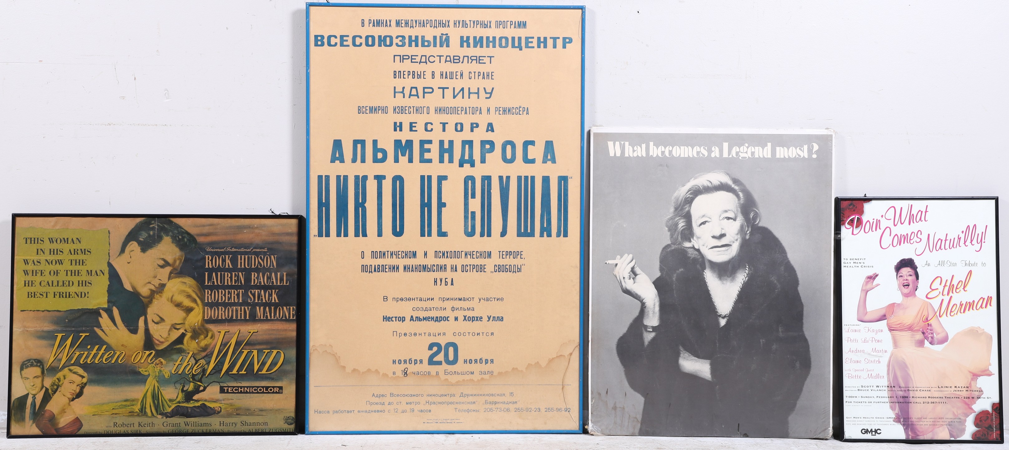 Appraisal: Posters Russian Movie poster for No One Listened written on