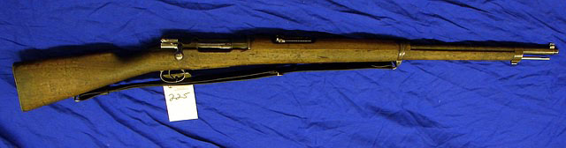 Appraisal: Spanish Mauser Model bolt action rifle Cal Approx mm bbl