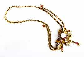 Appraisal: A vintage ct gold Austro Hungarian necklace length approximately cm