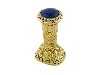 Appraisal: A GOLD LAPIS LAZULI AND SPLIT PEARL SEAL the oblong