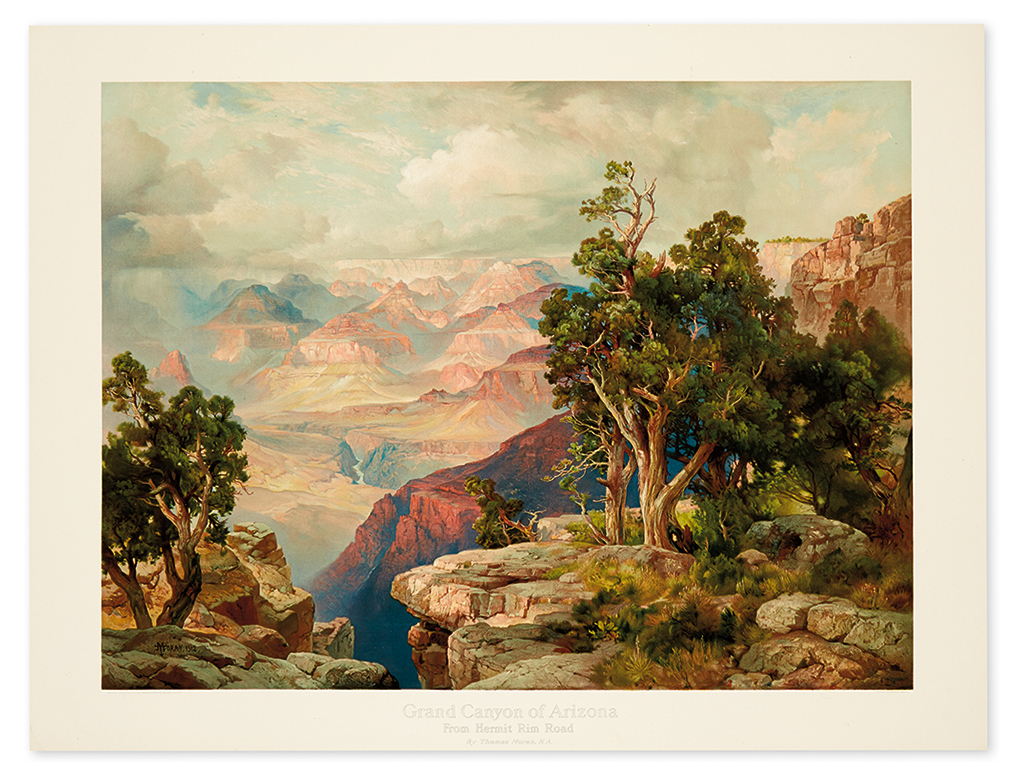 Appraisal: GRAND CANYON Moran Thomas Grand Canyon of Arizona - From