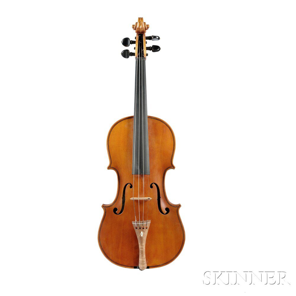 Appraisal: Modern American Violin Louis Ganara Torrington Connecticut bearing the maker's