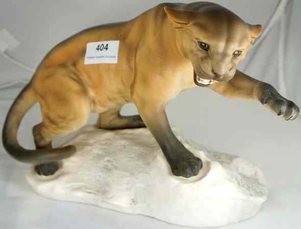 Appraisal: Beswick Puma on a rock seconds matt Large Size