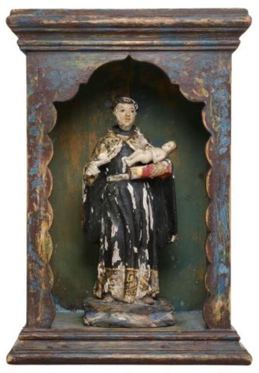 Appraisal: Santo figure San Antonio de Padua Saint Anthony of Padua