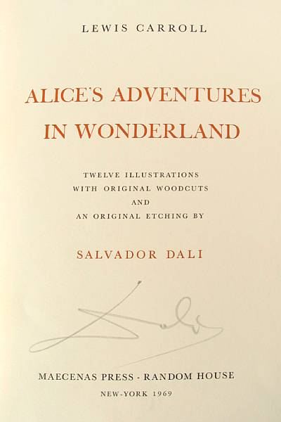 Appraisal: Salvador Dal Alice's Adventures in Wonderland M L - The