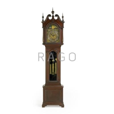 Appraisal: SETH THOMAS CHIPPENDALE STYLE GRANDFATHER CLOCK Condition Report