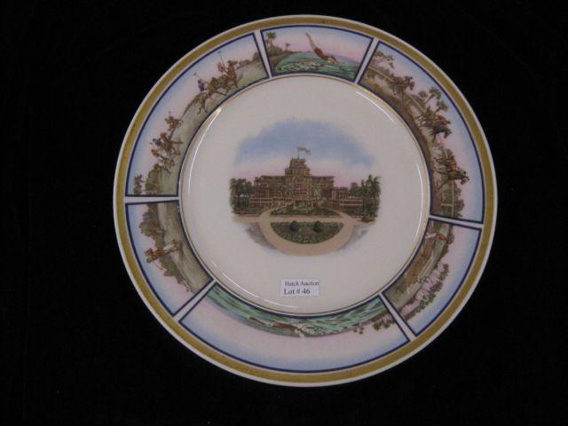 Appraisal: Early Florida Hotel China Plate The Fleetwood Hotel Miami Beach