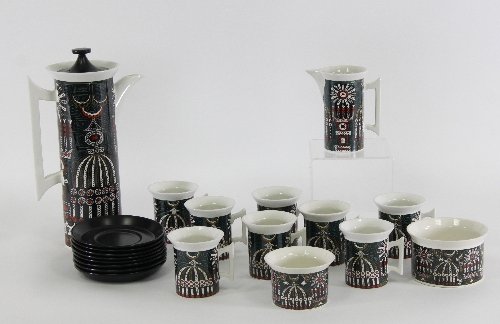 Appraisal: A Susan Williams Ellis part coffee service of coffee pot