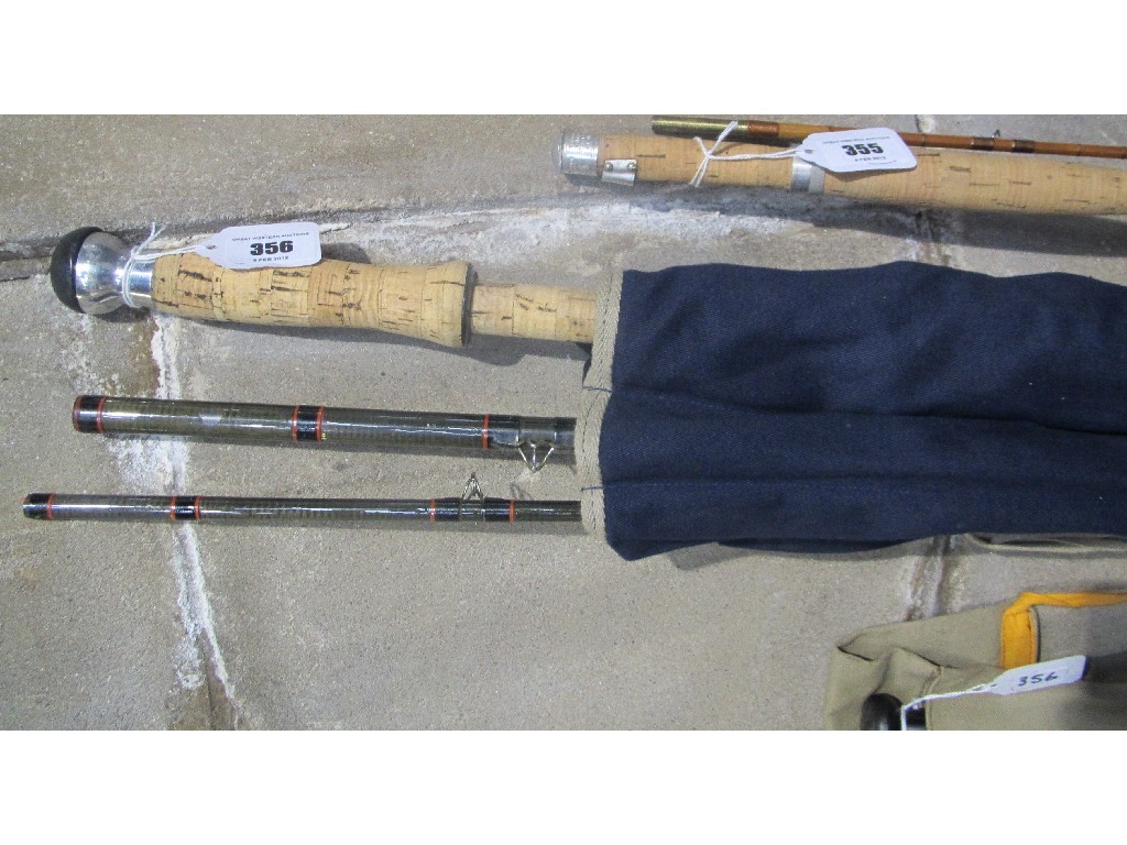 Appraisal: Hardy Bro's split cane rod and an Edgar Sealey rod