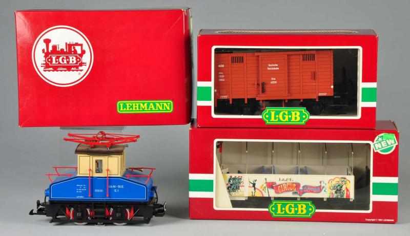 Appraisal: Lot of LGB Corgi Train Toy Items Description Includes one