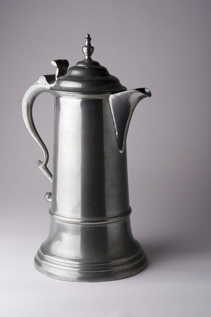 Appraisal: PEWTER FLAGON THOMAS DANFORTH BOARDMAN - AND SHERMAN BOARDMAN -