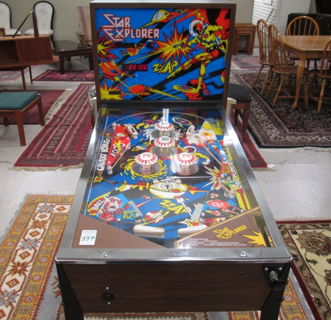 Appraisal: STAR EXPLORER PINBALL MACHINE Sentinel Inc model PH WA serial