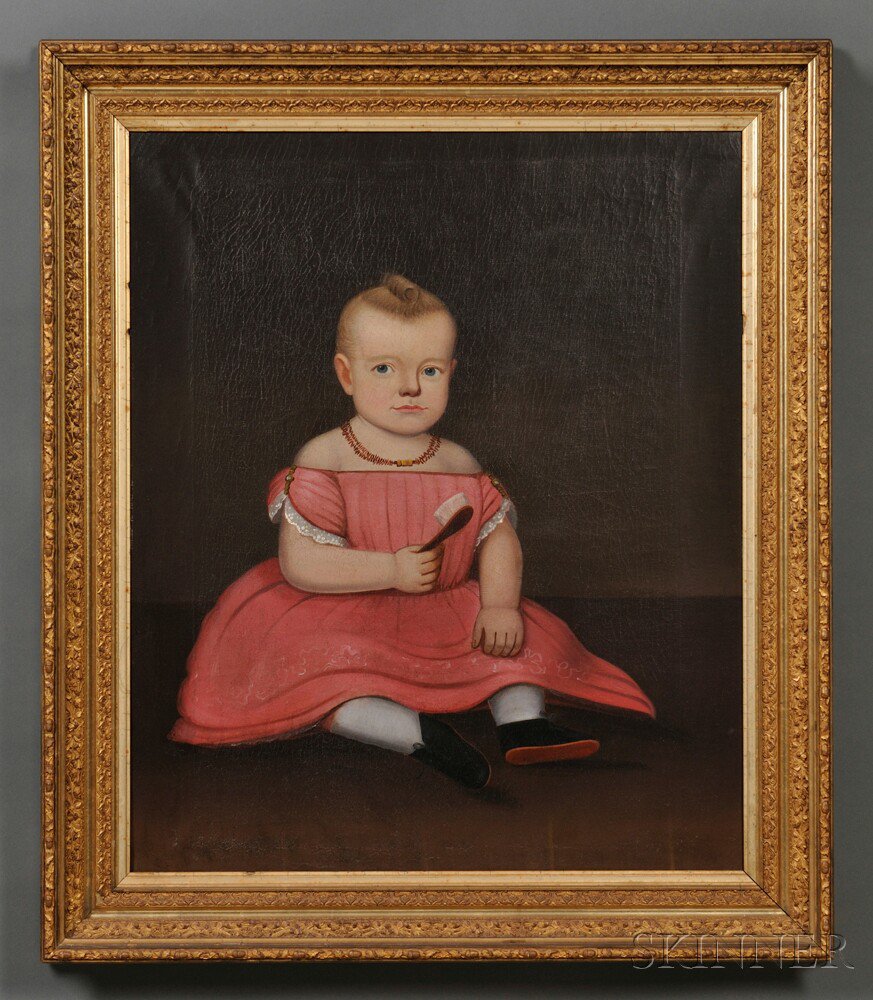 Appraisal: Attributed to William W Kennedy Massachusetts Maryland - Portrait of