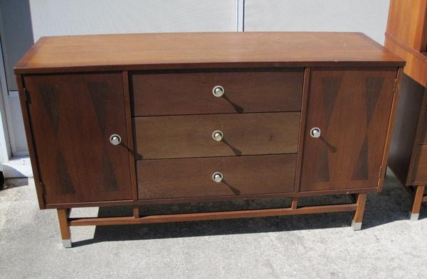 Appraisal: STANLEY FURNITURE MODERN SIDE CABINET doors with drawers '' h