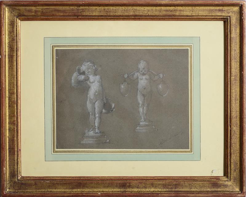 Appraisal: ALBERT-ERNEST CARRIER BELLEUSE - STUDIES FOR A STATUE OF A