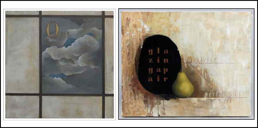 Appraisal: LIBBY WADSWORTH CONTEMPORARY TWO WORKS Both are oil on canvas