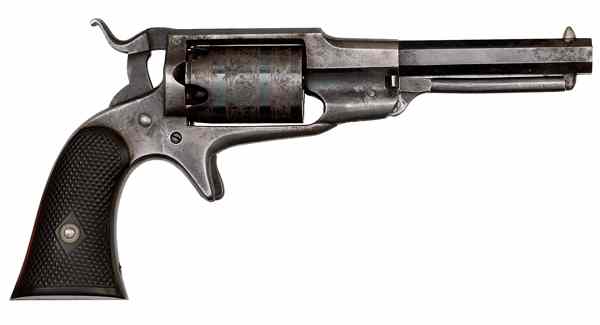 Appraisal: Remington-Beals Third Model Percussion Revolver cal '' octagonal barrel S