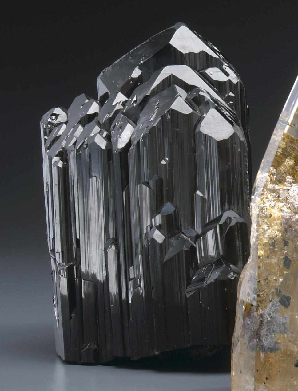 Appraisal: Schorl Black Tourmaline NamibiaMajestic and powerful as a mountain range