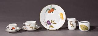 Appraisal: Fifty-Six Piece Assembled Set of Royal Worcester Dinnerware th c