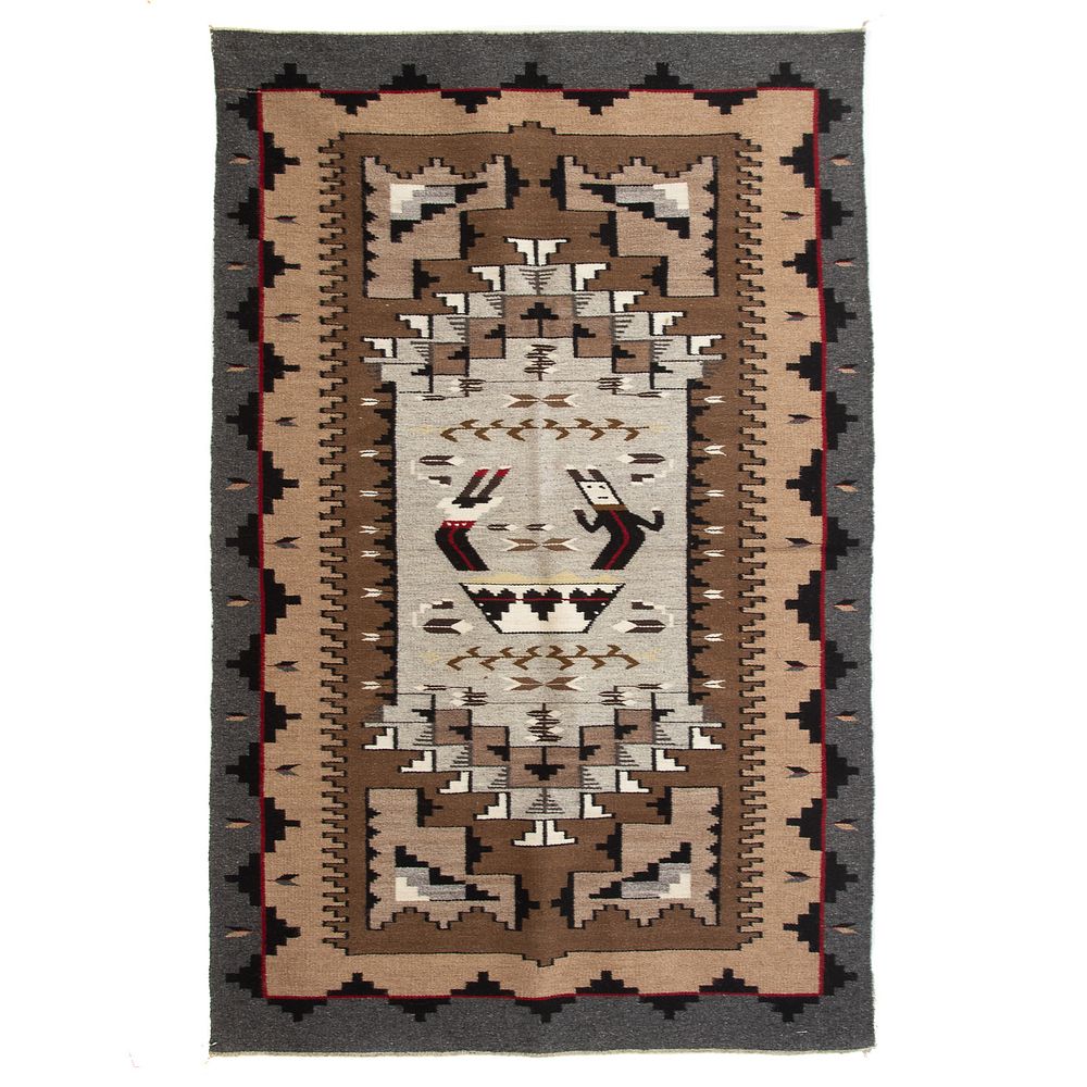 Appraisal: Navajo Burnham Rug by Bessie Barber x in From the