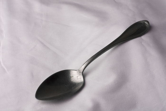 Appraisal: PEWTER TABLESPOON GARRY I MIX Wallingford Connecticut circa - Yalesville