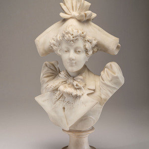 Appraisal: Antonio Piazza Italian Late th Early th Century Bust of