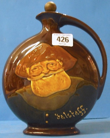 Appraisal: Royal Doulton Kingsware Dewars Flask of Falstaff height cm