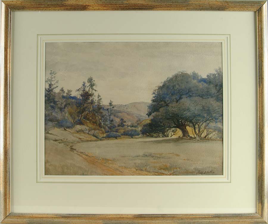 Appraisal: PHILLIP A BUTLER American th Century NEAR THE FOOTHILLS Fine