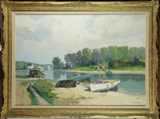 Appraisal: Painting Georges Charles Robin Georges Charles Robin French - Sur