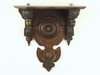 Appraisal: WALL SHELF - Circa hanging wall shelf brackets with drop