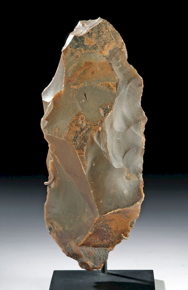 Appraisal: Paleolithic French Acheulean Chert Hand Axe First Time At Auction