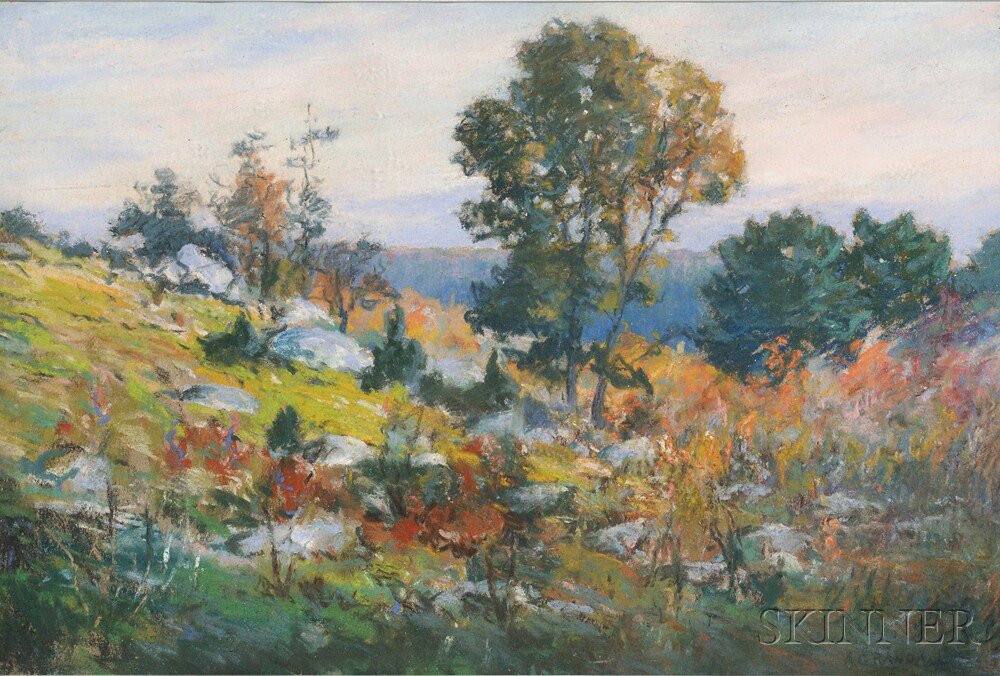 Appraisal: Asa Grant Randall American - Early Autumn Hillside Signed A