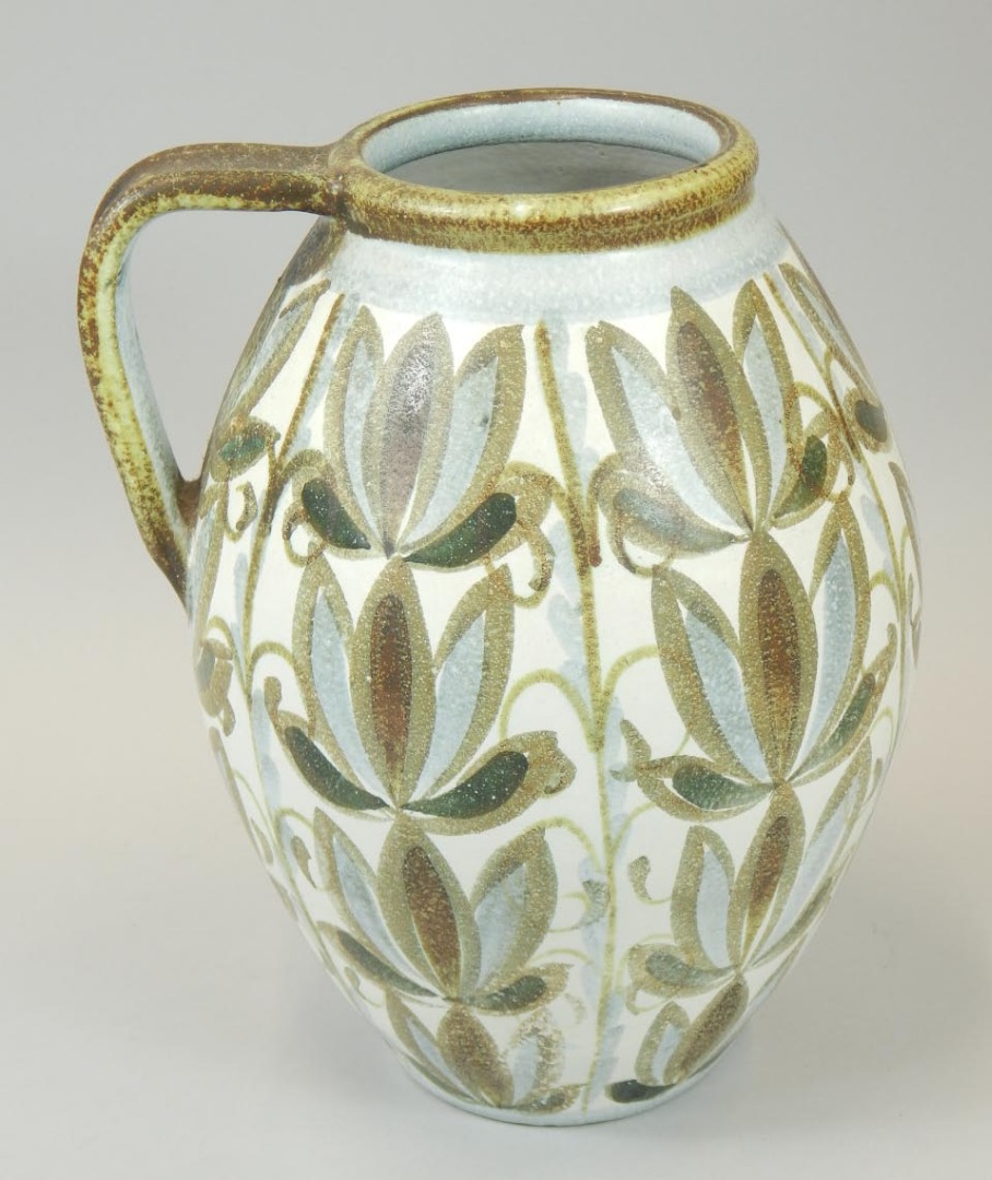 Appraisal: A large Denby Glyn College studio jug with single handle