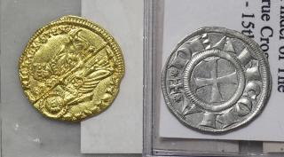 Appraisal: Lot of Pair of Italian coins Lot of Pair of