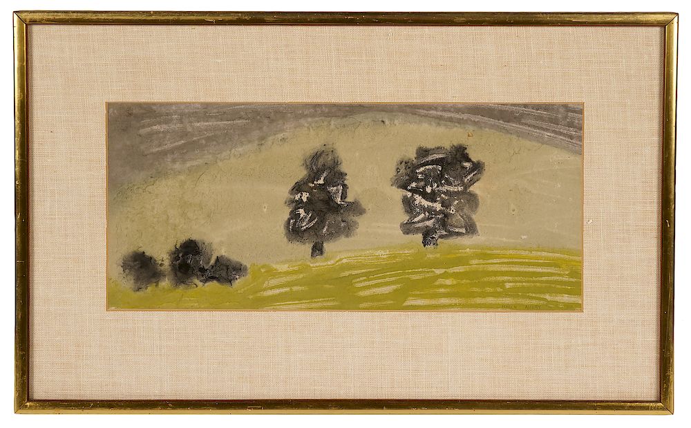 Appraisal: March Avery Monotype 'Early Morning Landscape' March Avery U S