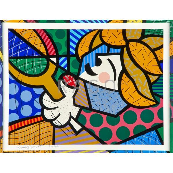 Appraisal: ROMEO BRITTO Brazilian b Condition Report