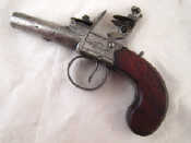 Appraisal: A pocket flintlock pistol c Philip Bond of Cornhill London