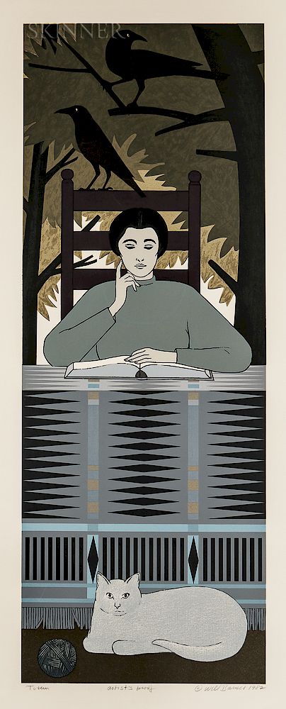 Appraisal: Will Barnet American - Totem Will Barnet American - Totem