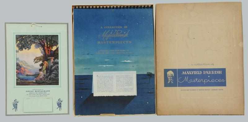 Appraisal: Lot of Maxfield Parrish One Imitator Calendar A small calendar