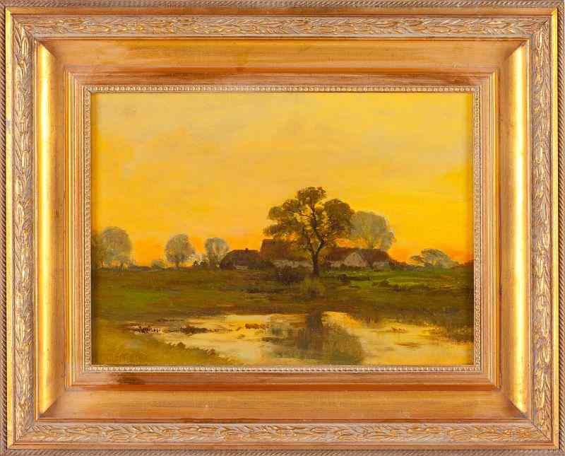 Appraisal: Eugene Smyth RI CA - Twilightoil on canvas lined signed