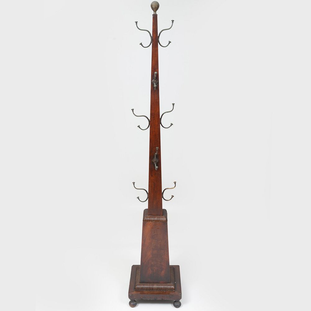 Appraisal: Victorian Mahogany Coat Rack ft in x x in Condition