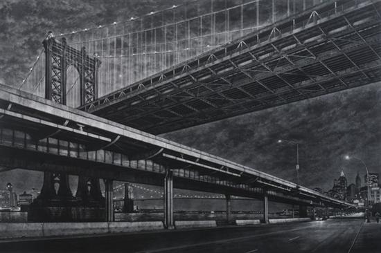 Appraisal: FREDERICK MERSHIMER American b CROSSINGS signed and numbered in pencil