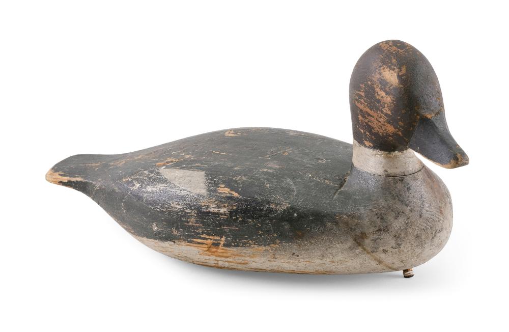 Appraisal: MARTHA S VINEYARD GOLDENEYE HEN DECOY EARLY TH CENTURY LENGTH