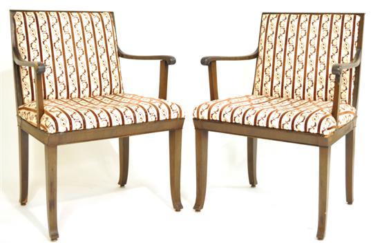 Appraisal: Carl Malmsten - pair of chairs retailed by Nordiska Kompaniet