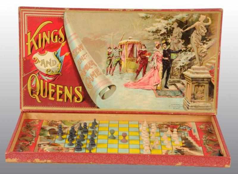 Appraisal: McLoughlin Brothers Kings Queens Game Description Late th century Board